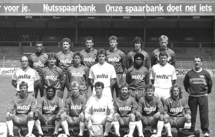 Teamfoto Haarlem, aug 1988.<br>Bron: www.anp-archief.nl
