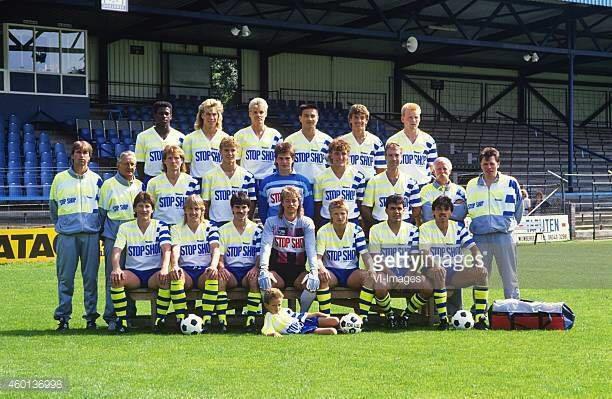  Teamfoto 1988. Elfried staand links.<br>Bron: OldiesDTC1