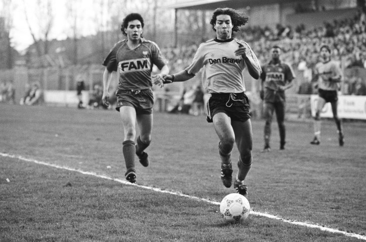 Andro in actie tegen Go Ahead Eagles, 88/89.<br>Bron: NAC Breda
